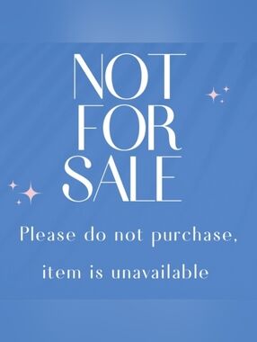 Not For purchase.
